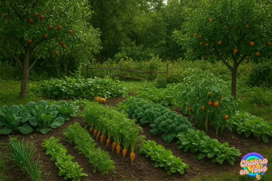 Jardin de legumes et fruit, chakraenfolie.coms