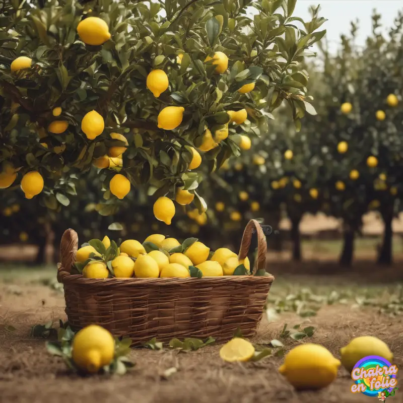 Verger citron , huile essentiel , chakraenfolie