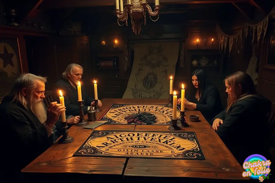 Le debut des séance de ouija, chakraenfolie.com