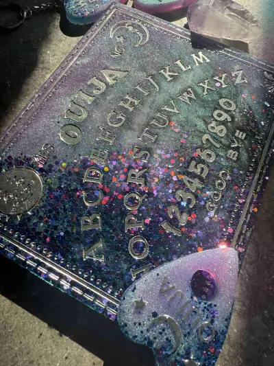 Planche ouija mauve mystikaluna