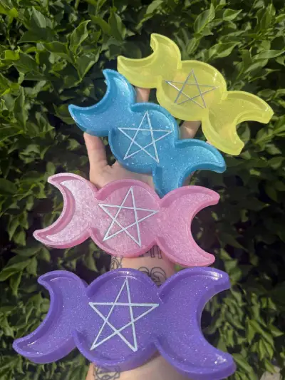 Plateau resine 3lunes mystikaluna