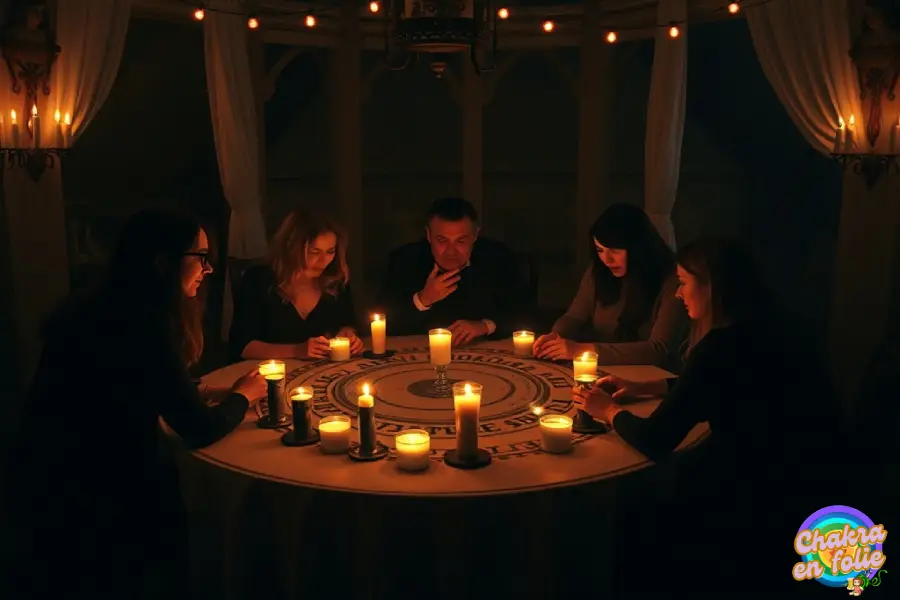 Séance de ouija groupe, chakraenfolie.com